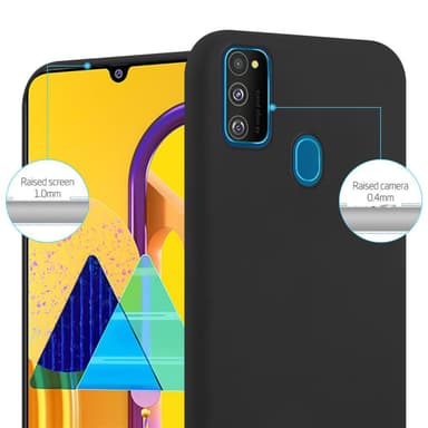 Deksel Samsung Galaxy M21 / M30s Silikon cover (svart)