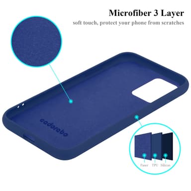 Xiaomi RedMi 10 silikondeksel case (blå)