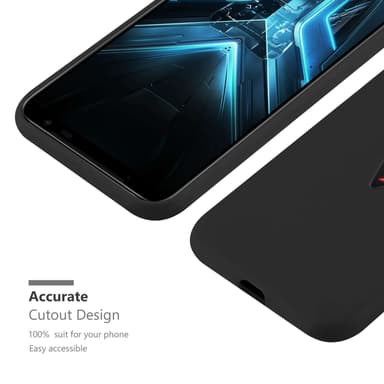 Deksel Asus ROG Phone 3 Silikon cover (Svart)