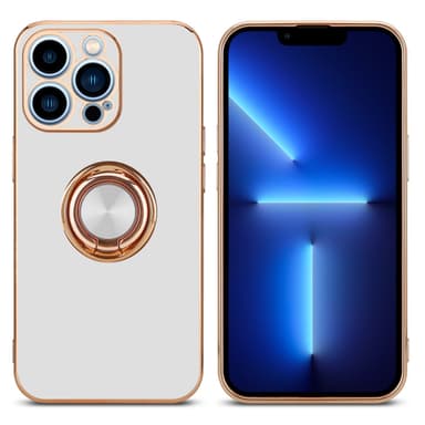 iPhone 13 PRO MAX silikondeksel case (hvit)