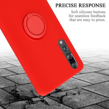 Deksel Huawei P20 PRO / P20 PLUS Ring Case (rød)
