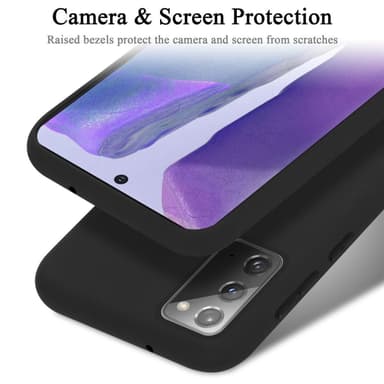 Samsung Galaxy NOTE 20 silikondeksel case (svart)