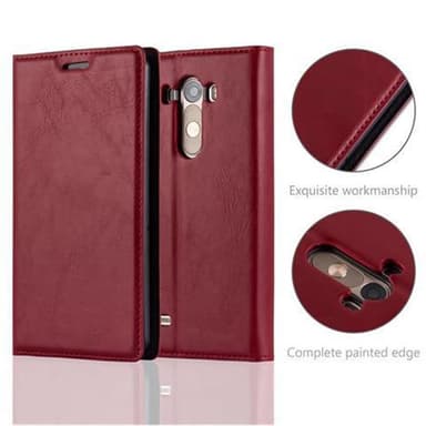 LG G3 lommebokdeksel case (rød)