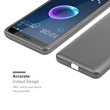 Deksel HTC Desire 12 Case Cover (grå)