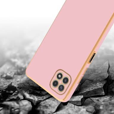 Samsung Galaxy A22 5G silikondeksel case (rosa)