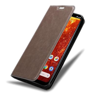 Nokia 8.1 lommebokdeksel case (brun)