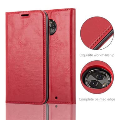 Motorola MOTO X4 lommebokdeksel case (rød)