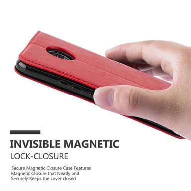 Motorola MOTO X4 lommebokdeksel case (rød)