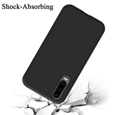 Huawei P30 silikondeksel case (svart)