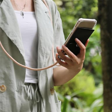 Samsung Galaxy S9 PLUS Deksel med Halskjede (rosa)