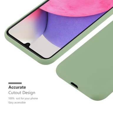 Deksel Samsung Galaxy A33 5G Silikon cover (grønn)