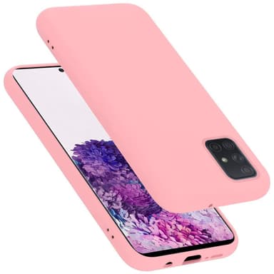 Samsung Galaxy A51 5G silikondeksel case (rosa)