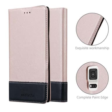 Samsung Galaxy NOTE EDGE Deksel Case Cover (rosa)