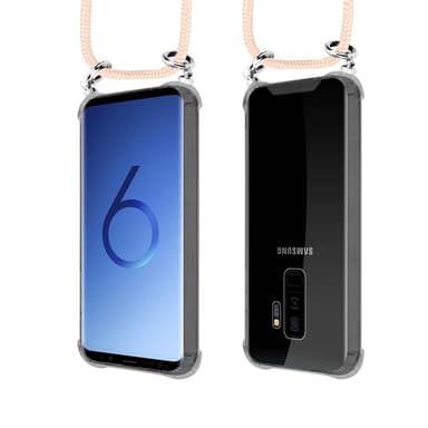 Samsung Galaxy S9 PLUS Deksel med Halskjede (rosa)