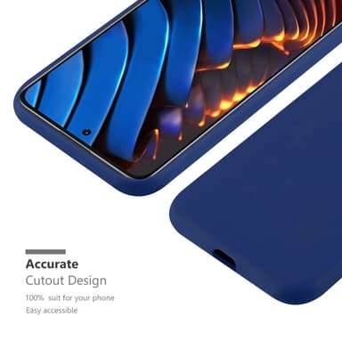 Deksel Xiaomi POCO X3 GT Silikon cover (blå)