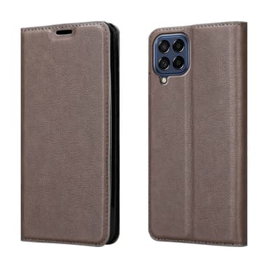 Samsung Galaxy M53 5G lommebokdeksel case (brun)