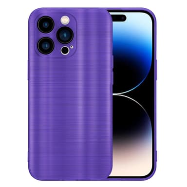 iPhone 14 PRO Silikondeksel Beskyttelse (lilla)
