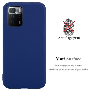 Deksel Xiaomi POCO X3 GT Silikon cover (blå)