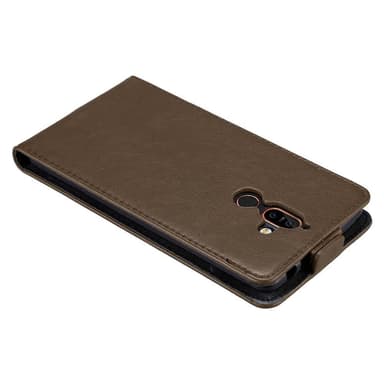 Nokia 7 PLUS deksel flip cover (brun)