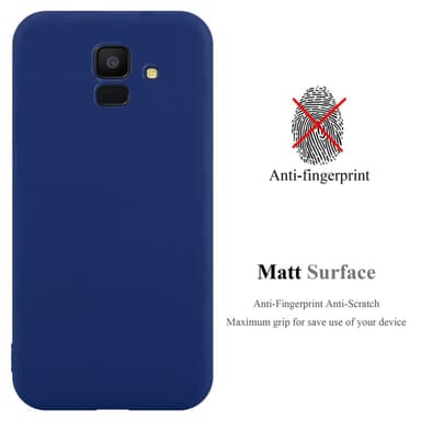 Deksel Samsung Galaxy J6 2018 Silikon cover (blå)
