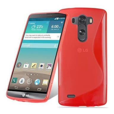 LG G3 STYLUS silikondeksel case (rød)