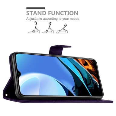Xiaomi RedMi 9T / POCO M3 lommebokdeksel Blomster