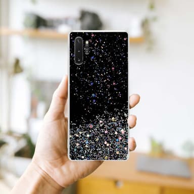 Samsung Galaxy NOTE 10 PLUS Silikondeksel Glitter
