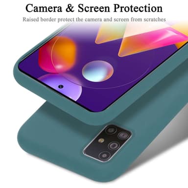 Samsung Galaxy M31s silikondeksel case (Grønn)