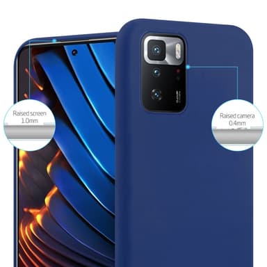 Deksel Xiaomi POCO X3 GT Silikon cover (blå)