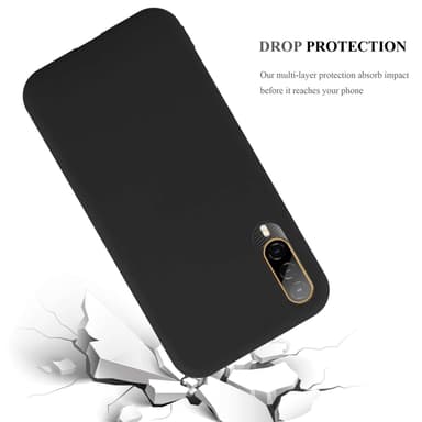 Deksel HTC Desire 22 PRO Silikon cover (Svart)