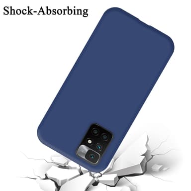 Xiaomi RedMi 10 silikondeksel case (blå)
