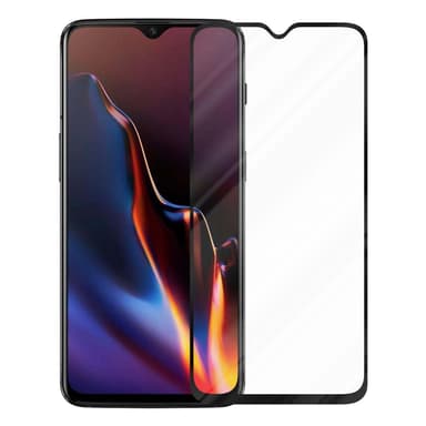 OnePlus 6T Skjermbeskytter Skärmskydd (svart)