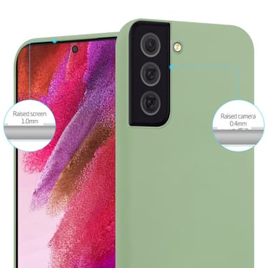 Deksel Samsung Galaxy S22 PLUS Silikon cover (grønn)