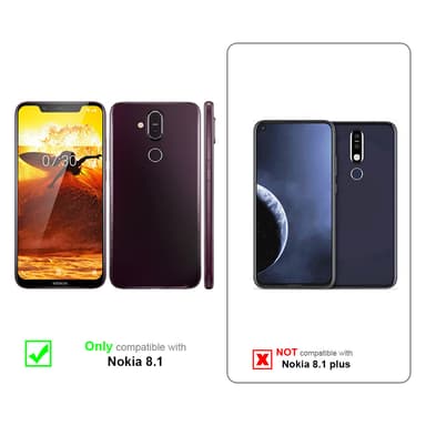 Nokia 8.1 3x Skjermbeskytter Skärmskydd