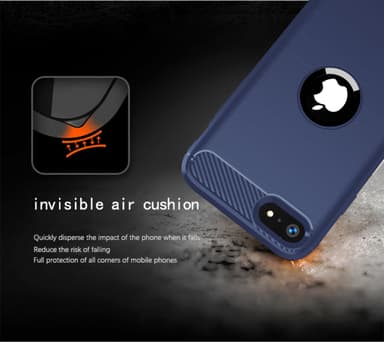 Deksel iPhone SE 2020 ultra slim (blå)