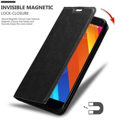 MEIZU MX5 lommebokdeksel case (svart)