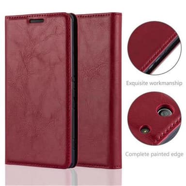 Sony Xperia M5 lommebokdeksel case (rød)
