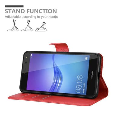 Huawei Y5 2017 / Y6 2017 Deksel Etui Case (rød)