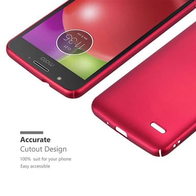 Deksel Motorola MOTO E4 Case Cover (rød)