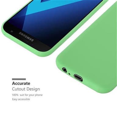 Deksel Samsung Galaxy A5 2017 Silikon cover (grønn)