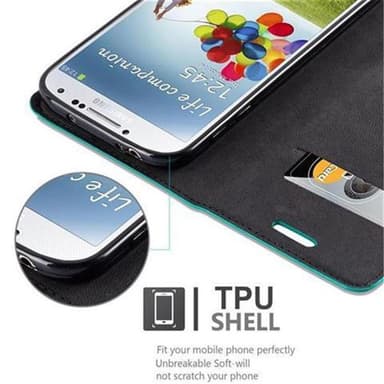 Samsung Galaxy S4 lommebokdeksel case (turkis)
