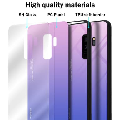 Deksel Samsung Galaxy S9 PLUS Case Cover (svart)