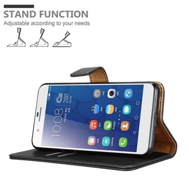 Honor 6 PLUS lommebokdeksel etui (svart)