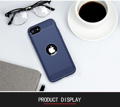 Deksel iPhone SE 2020 ultra slim (blå)