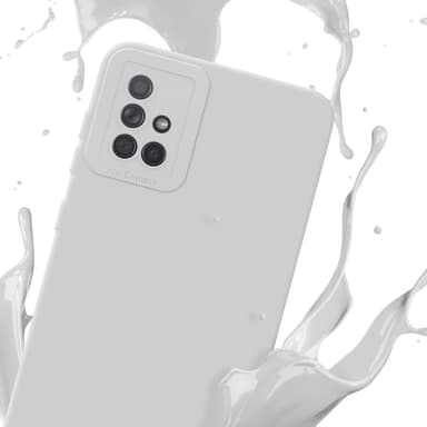 Samsung Galaxy A71 4G Deksel case (hvit)