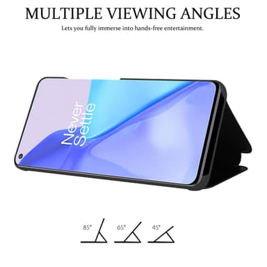 OnePlus 9 lommebokdeksel etui (svart)