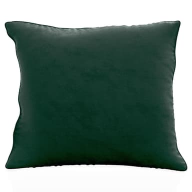 Putetrekk 40x40 cm dekorativ i fløyel (grønn)