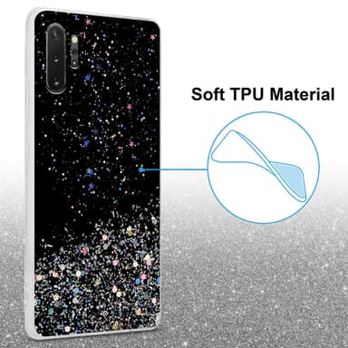 Samsung Galaxy NOTE 10 PLUS Silikondeksel Glitter
