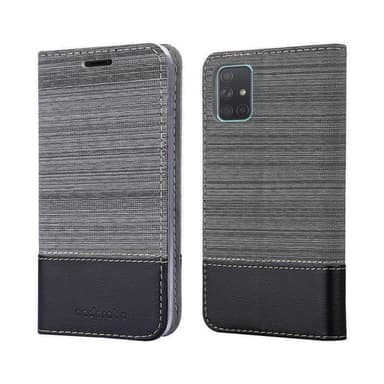 Samsung Galaxy A71 5G lommebokdeksel etui (grå)