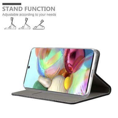 Samsung Galaxy A71 5G lommebokdeksel etui (grå)